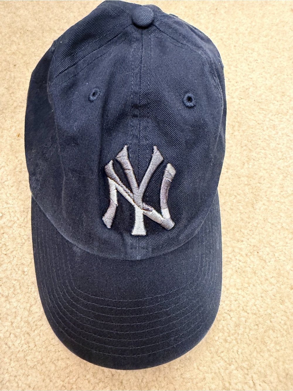 Genuine Merchandise Navy Blue Cap with Embroidered Label